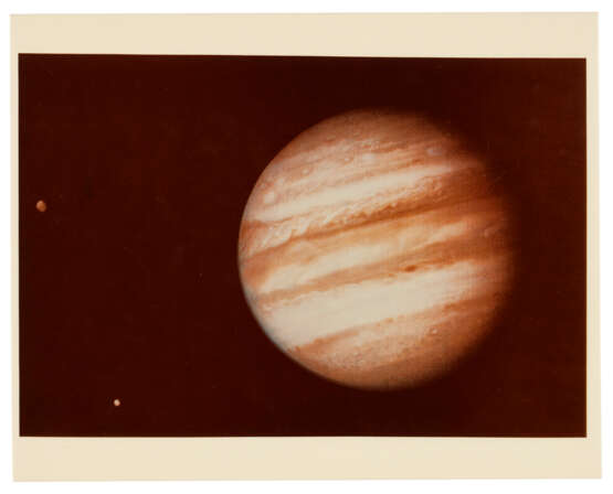 JUPITER WITH MOONS GANYMEDE AND EUROPA, JANUARY 17, 1979; ONE OF FOUR JUPITER PHOTOS - photo 2