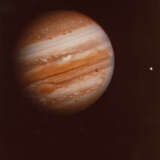 JUPITER WITH MOONS GANYMEDE AND EUROPA, JANUARY 17, 1979; ONE OF FOUR JUPITER PHOTOS - photo 4