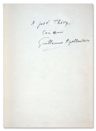APOLLINAIRE, Guillaume (1880-1918) - фото 2