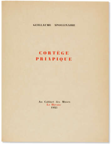 APOLLINAIRE, Guillaume (1880-1918) [et Pascal PIA (1903-1979)] - фото 1