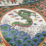 GROSSE DECKELVASE, bemaltes glasiertes Porzellan, China 19. Jahrhundert - фото 11