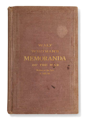 Memoranda During the War, inscribed - фото 1
