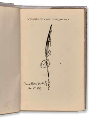 Memoirs of a Fox-Hunting Man, inscribed - photo 1