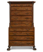 Tallboy chest of drawers. ENGLISH PROVINCIAL SCHOOL, CIRCA 1760