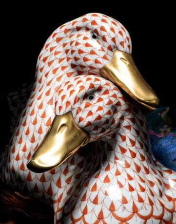 THREE HEREND PORCELAIN MODELS OF ANIMALS - Foto 11