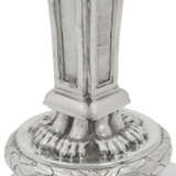 A PAIR OF GEORGE III SILVER CANDLESTICKS - photo 3