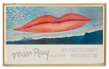 Exhibition Poster for Man Ray at Los Angeles County Museum of Art, 1966