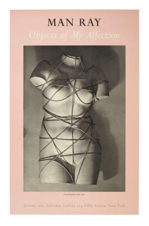 Exhibition Poster for Man Ray Objects of My Affection at Zabriskie Gallery, New York, January 1985 - Foto 1