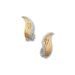 CARTIER DIAMOND AND GOLD EARRINGS