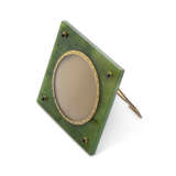 CARTIER ART DECO NEPHRITE AND SAPPHIRE PICTURE FRAME - photo 2