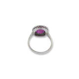 EARLY 20TH CENTURY RUBY AND DIAMOND RING - Foto 4