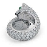 CARTIER EMERALD, ONYX DIAMOND ‘PANTHÈRE’ CROSSOVER RING - photo 7