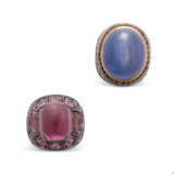 NO RESERVE | TWO MULTI-GEM COCKTAIL RINGS - photo 1