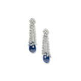 CHOPARD SAPPHIRE AND DIAMOND NECKLACE AND EARRINGS SET - photo 7