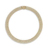 HARRY WINSTON DIAMOND AND GOLD NECKLACE, BRACELET AND EARRINGS SUITE - photo 1