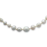 NATURAL PEARL, PEARL AND DIAMOND NECKLACE - Foto 3