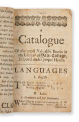 Catalogue of the Library of Yale-College