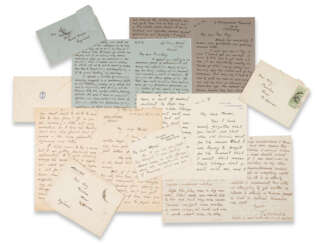 Fifteen Autograph Letters, Signed, September 10, 1902 to February 2, 1909