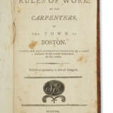 The Rules of Work, of the Carpenters, in the Town of Boston - photo 1