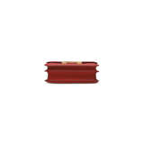 A ROUGE CASAQUE EPSOM LEATHER CONSTANCE 24 WITH GOLD HARDWARE - Foto 7