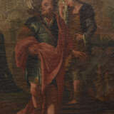 ALTMEISTER:"EMPFANG DURCH EINEN GEISTLICHEN IM TEMPEL", Öl auf Leinwand, gerahmt, 17. Jahrhundert - Foto 3