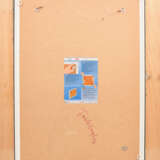 KAROLA ZIMMERMANN:"FARBSTRASSEN", Mischtechnik mit Collage auf Papier, hinter Glas gerahmt, signiert und datiert - photo 2