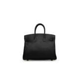 A BLACK TOGO LEATHER BIRKIN 25 WITH ROSE GOLD HARDWARE - фото 7