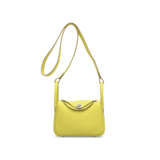 A LIME CL&#201;MENCE LEATHER MINI LINDY 19 WITH PALLADIUM HARDWARE - Foto 1