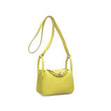 A LIME CL&#201;MENCE LEATHER MINI LINDY 19 WITH PALLADIUM HARDWARE - Foto 2