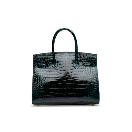 A LIMITED EDITION VERT ROUSSEAU POROSUS CROCODILE SELLIER BIRKIN 30 WITH GOLD HARDWARE - photo 3