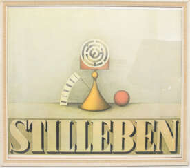 FRIEDRICH MECKSEPER:"STILLLEBEN", Farblithografie, hinter Glas gerahmt, signiert und datiert