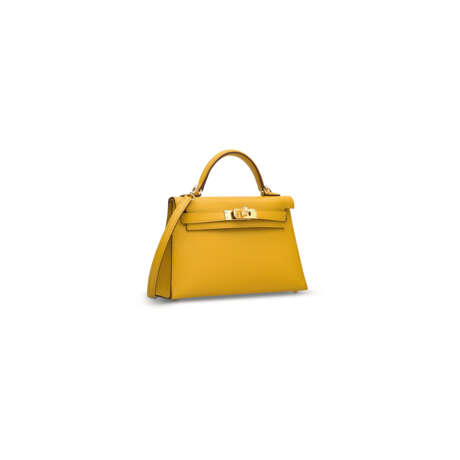 AN AMBRE EPSOM LEATHER MINI KELLY 20 II WITH GOLD HARDWARE - Foto 2
