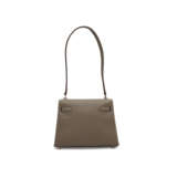 AN &#201;TOUPE CH&#200;VRE LEATHER MINI SHOULDER KELLY 20 WITH PALLADIUM HARDWARE - photo 3