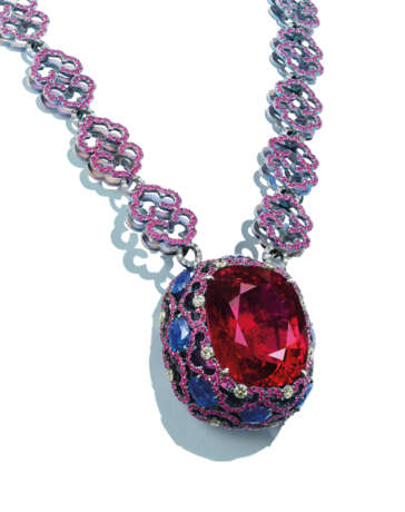 WALLACE CHAN MULTI-GEM PENDENT NECKLACE - photo 3