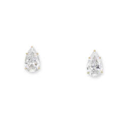 DIAMOND EARRINGS, JACQUES TIMEY, ATTRIBUTED TO HARRY WINSTON