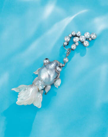 ETCETERA FOR PASPALEY PEARL AND DIAMOND BROOCHES/ NECKLACE - фото 3