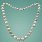 AN EXCEPTIONAL NATURAL PEARL AND DIAMOND NECKLACE, BY BOGHOSSIAN - photo 3