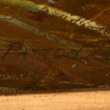 F. PATTON:"ZWEI KARNICKEL IM STROH", Öl auf Holz, gerahmt, signiert, 1. Hälfte 20. Jahrhundert - photo 3