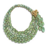 VERDURA GREEN TOURMALINE ‘SCARF’ NECKLACE AND GREEN TOURMALINE AND DIAMOND ‘ROPE KNOT’ EARRINGS - фото 4