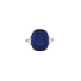 RARE BULGARI SAPPHIRE AND DIAMOND RING - Foto 1