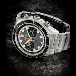 TUDOR. A STAINLESS STEEL AUTOMATIC CHRONOGRAPH WRISTWATCH WITH DATE AND BRACELET