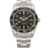 ROLEX. A RARE STAINLESS STEEL AUTOMATIC WRISTWATCH WITH SWEEP CENTRE SECONDS, BRACELET, GUARANTEE AND BOX - фото 1