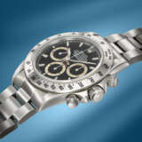 ROLEX. A STAINLESS STEEL AUTOMATIC CHRONOGRAPH WRISTWATCH WITH BRACELET AND BOX - фото 3