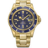 ROLEX. A VERY ATTRACTIVE 18K GOLD AUTOMATIC WRISTWATCH WITH SWEEP CENTRE SECONDS, DATE, BRACELET AND BOX - photo 1