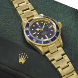 ROLEX. A VERY ATTRACTIVE 18K GOLD AUTOMATIC WRISTWATCH WITH SWEEP CENTRE SECONDS, DATE, BRACELET AND BOX - фото 3