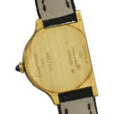 CARTIER. A VERY RARE AND UNUSUAL 18K GOLD LIMITED EDITION BELL-SHAPED WRISTWATCH - photo 3