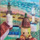 Oil painting “Україна.Ukraine. Львів. Lviv”, Canvas on the subframe, Paintbrush, Cityscape, Ukraine, 2022 - photo 2