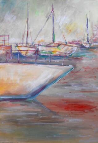 Peinture «яхтклуб», Papier Whatman, 2022 - photo 1