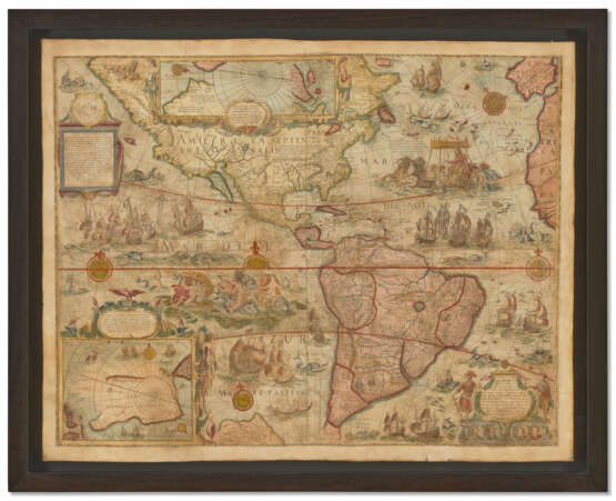 Unrecorded wall maps of the four continents - фото 1