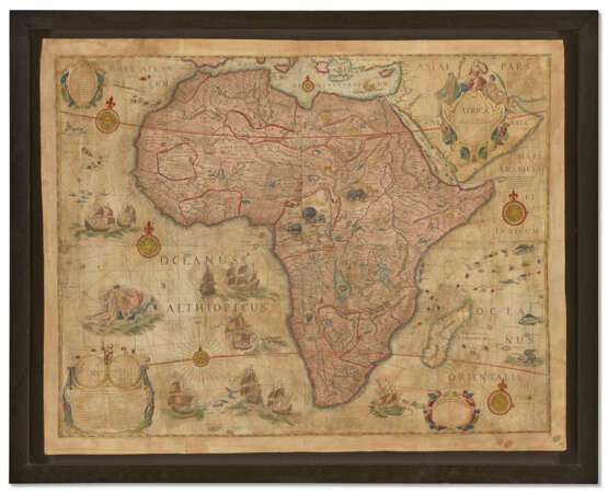 Unrecorded wall maps of the four continents - photo 4
